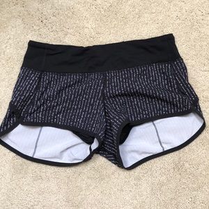 Lululemon speed shorts